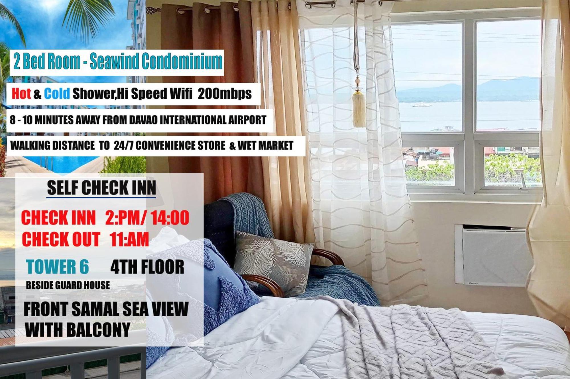 4Th Floor - Sea View Of Seawind Condominium Davao City Exteriér fotografie